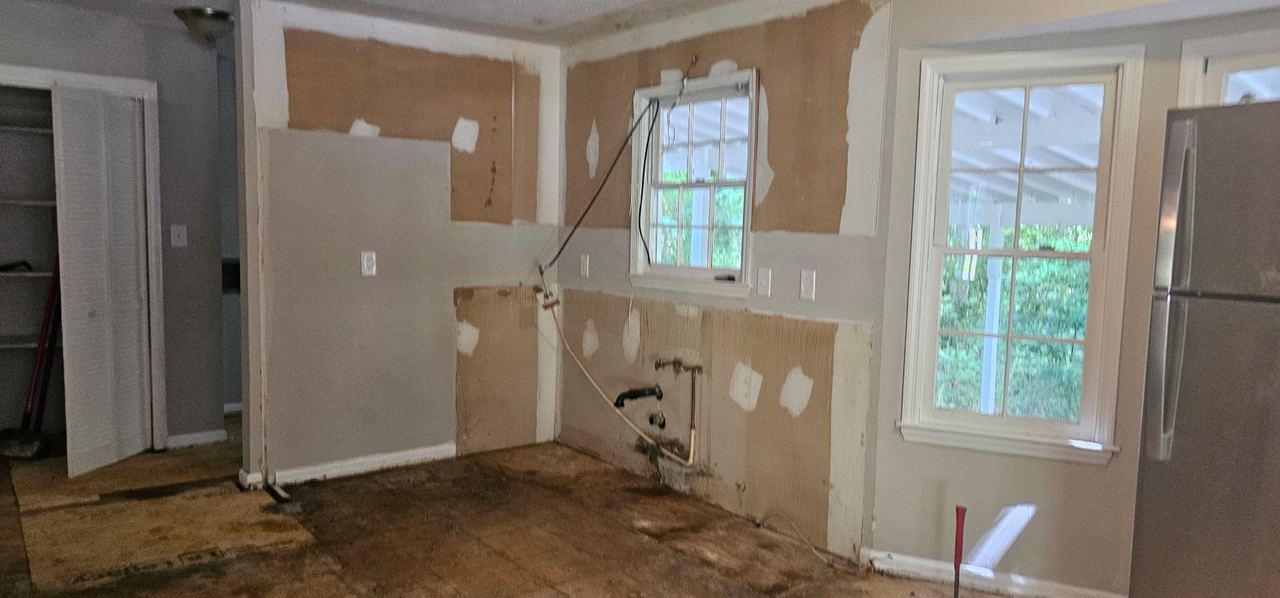 Complete Three Bedroom House Remodel — during